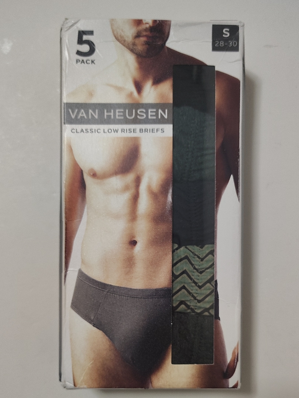 Van Heusen Men's Classic Low Rise Briefs - 5 Pack - Size S 28-30